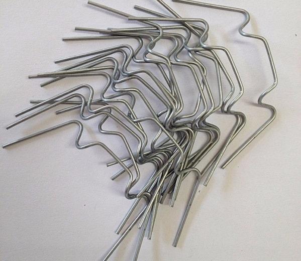 9pc High Quality Parts Spares Spring Wire ' W ' Glazing Clips For Greenhouse 