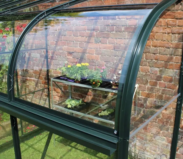 Replacement Curved Roof Glazing For Halls Silverline Greenhouses